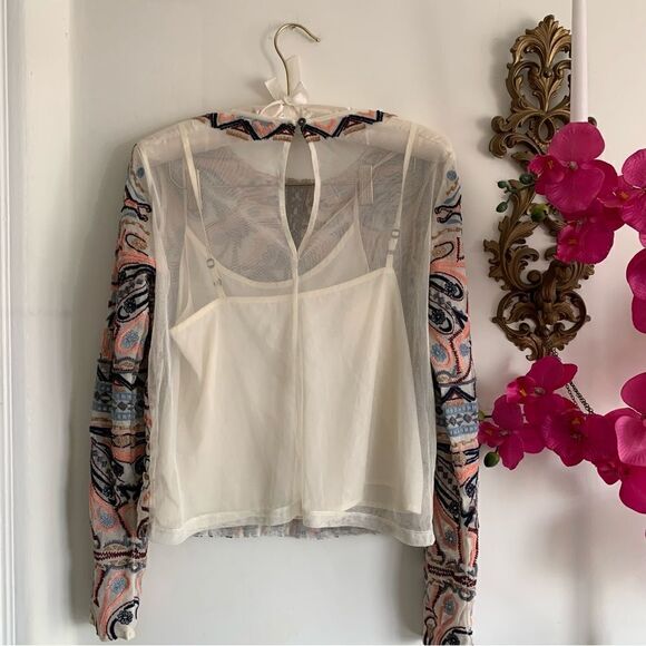 ABERCROMBIE & FITCH MESH KNIT TOP - Picture 4 of 13